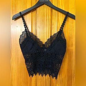 Charo Ruiz Ibiza Sz S black Lace Top